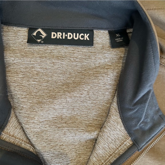 Dri-Duck Ace Jacket XL Tan Brown Water Resistant Zip Front Snap Pockets - Picture 6 of 10